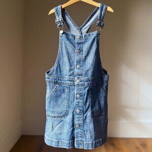Cat & Jack Denim Overall Skirtall M 7/8 Classic Layering Piece Dress Up or down